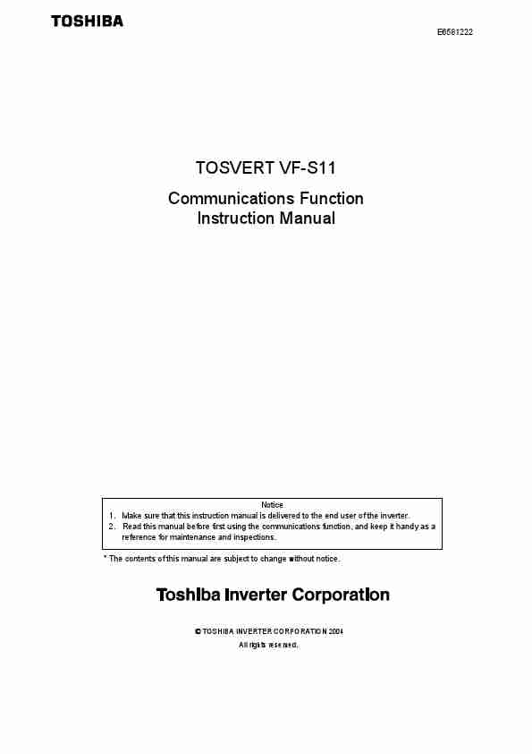 Toshiba Power Supply TOSVERT VF-S11-page_pdf